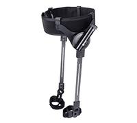 Deambulatore verticale portatile, Ausilio for la deambulazione for anziani, mobilità delle gambe, 3 marce, attrezzatura for l'allenamento riabilitativo, nero, S, M, L(Both Legs,M)