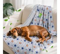Coperta rinfrescante per cani, leggera, autoregolante, lavabile, per cani di taglia piccola e media, coperta estiva e in seta ghiacciata, per gabbie e cucce, divano (casco), S