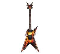 Dean Guitars RZR Expl Razorback - Esplosione con Case