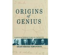 Dean Keith Simonton Origins of Genius (Copertina rigida)