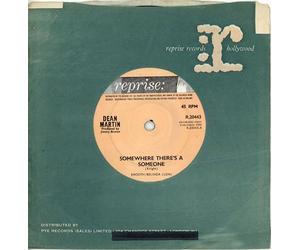 Dean Martin 45 RPM Somewhere There's a Someone / That Old Clock on the Wall