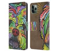 DEAN RUSSO CANI 3 CUSTODIA COVER PORTAFOGLIO IN PELLE PER APPLE iPHONE TELEFONI