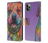 DEAN RUSSO CANI 3 CUSTODIA COVER PORTAFOGLIO IN PELLE PER APPLE iPHONE TELEFONI