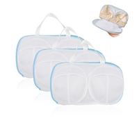 DEANKEJI 3 Pezzi Retina per Lavatrice, Salva Reggiseno per Lavatrice con Cerniera, Riutilizzabili Sacchetti Lavatrice Biancheria, Utilizzato per Pulire, Mantenere e Proteggere i Reggiseni