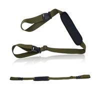 DEANKEJI Monopattino Tracolla, 2 Pezzi Cinghia Trasporto Monopattino, Cinghie per Skateboard Antiscivolo, Tracolla per Sedia Spiaggia, Spallacci Verde Militare, per Sedie Sdraio, Biciclette, Scooter