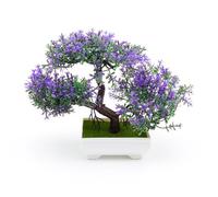 DEANKEJI Pianta Artificiale da Interno, Affascinante Piante Finte da Appartamento, Bonsai Finto che Aggiunge Atmosfera, per Ristorante, Soggiorno, Camera da Letto, Decorazione D'ufficio