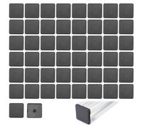 DEANKEJI Profilati in Alluminio Cappuccio per Estremità 4040, 50 Pezzi Tappi di Copertura per Profili in Alluminio 40x40, Plastica, per Profili Strutturali in Alluminio, Tappi Terminali del Profilo