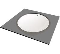 Deante Alpinia lavabo 43x33 cm ovale sottopiano bianco lucida CGA6U5U