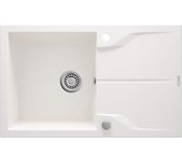 Deante Andante Flush lavello in granito 78x49 cm bianco ZQN_A11F