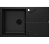 Deante Andante Flush lavello in granito 78x49 cm nero ZQN_N11F