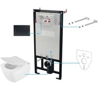 Deante Anemon set modulo di installazione, vaso wc e placca di comando CDZN6ZPW