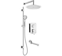 Deante Arnika set doccia da incasso con soffione cromo BXYW0QAM