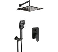 Deante Arnika set doccia da incasso con soffione nero NAC_N9LP
