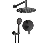 Deante Arnika set doccia da incasso con soffione nero NAC_N9QP