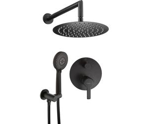 Deante Arnika set doccia da incasso con soffione nero NAC_N9QP