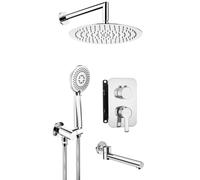 Deante Arnika set per vasca e doccia da incasso con soffione cromo BXYY0QAM