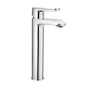 DEANTE BCW 021 K werbena Basin Mixer with Raised Body, with Pop Up Rifiuti, Metallo, Chrome, 20 x 36 cm