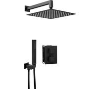Deante Box set doccia da incasso con termostato con soffione nero BXYZNEAT