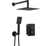 Deante Box set doccia da incasso con termostato con soffione nero BXYZNECT