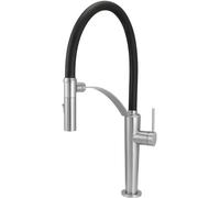 Deante Corda rubinetto da cucina verticale acciaio inossidabile-nero BRC_F72M