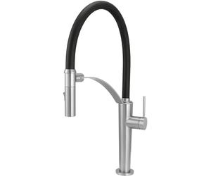 Deante Corda rubinetto da cucina verticale acciaio inossidabile-nero BRC_F72M