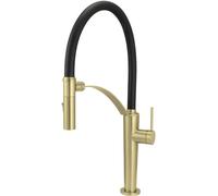 Deante Corda rubinetto da cucina verticale nero-oro/oro antico BRC_R72M