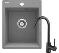 Deante Corio lavello con rubinetto /nero ZRCBS103