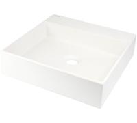 Deante Correo lavabo 40x40 cm quadrata da appoggio bianco CQR_AU4S