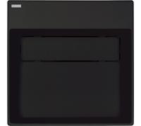 Deante Correo lavabo 40x40 cm rettangolare da appoggio nero opaca CQR_NU4M