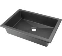 Deante Correo lavabo 50x35 cm rettangolare da incasso-sottopiano antracite CQR_TU5U