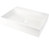 Deante Correo lavabo 50x40 cm rettangolare da appoggio bianco CQR_AU5S