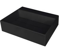 Deante Correo lavabo 50x40 cm rettangolare da appoggio nero opaca CQR_NU5M