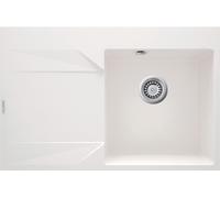 Deante Evora lavello in granito 76x50 cm bianco ZQJ_A11L