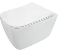Deante Hiacynt vaso wc con copriwater a discesa lenta sospeso senza brida bianco CDY_D6ZPW