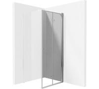 Deante Kerria Plus porta doccia 90 cm pieghevole cromo lucida/vetro trasparente KTSX041P