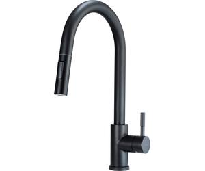 Deante Lima rubinetto da cucina verticale nero BBMN72M