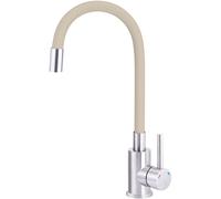 Deante Luno rubinetto da cucina verticale acciaio inossidabile-beige BOC_5720