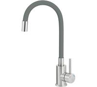 Deante Luno rubinetto da cucina verticale acciaio inossidabile-grafite/grigio BOC_T720