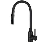 Deante Luno rubinetto da cucina verticale nero BOCN74M