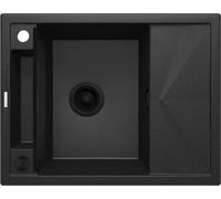 Deante Magnetic lavello in granito 64x50 cm grigio/grafite/inox ZRM_G11A