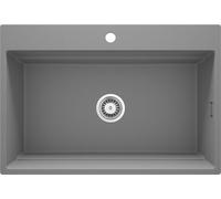 Deante Magnetic lavello in granito 76x52 cm grigio/grafite/inox ZRM_S10B