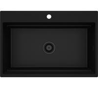 Deante Magnetic lavello in granito 76x52 cm nero ZRM_N10B