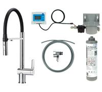 Deante Magnetic starter kit con rubinetto da cucina verticale cromo BRMF075M