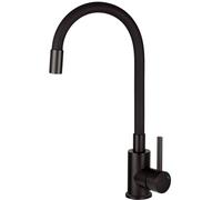 Deante Neo Luno rubinetto da cucina verticale nero BOC_N72M