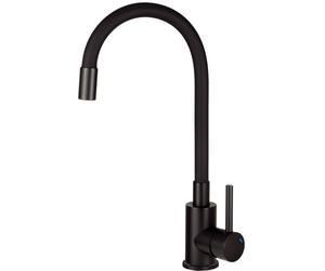 Deante Neo Luno rubinetto da cucina verticale nero BOC_N72M