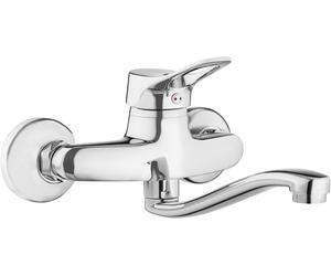 Deante Neo Vero rubinetto da cucina a parete cromo BOW_080M