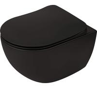 Deante Peonia vaso wc sospeso senza brida nero opaco CDE_NZPW