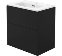 Deante Prizma lavabo con armadietto 60 cm nero STNU6U6U6M