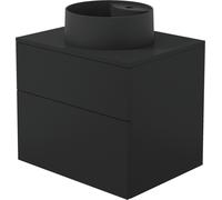 Deante Prizma lavavo con armadietto e piano 60 cm nero SDNB6SNU4B