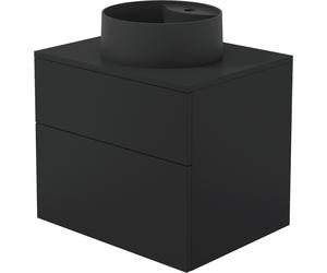 Deante Prizma lavavo con armadietto e piano 60 cm nero SDNB6SNU4B